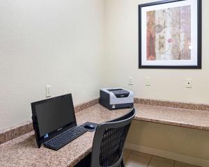 TV a/nebo společenská místnost v ubytování Comfort Inn I-20 Midland Stanton
