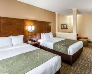 Postel nebo postele na pokoji v ubytování Comfort Suites Cotulla near I-35