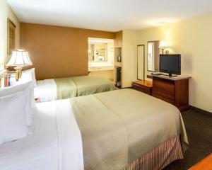 Postel nebo postele na pokoji v ubytování Econo Lodge Inn & Suites