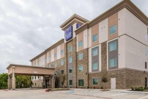 eine Darstellung der Vorderseite eines Hotels in der Unterkunft Sleep Inn & Suites College Station near University in College Station