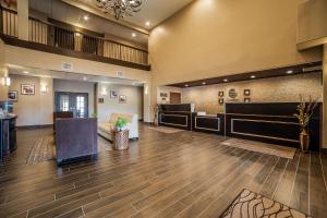 a lobby with a waiting room and a reception desk at Comfort Inn & Suites Vernal - National Monument Area in Vernal