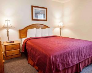 Кровать или кровати в номере Quality Inn & Suites Bremerton near Naval Shipyard