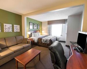 Khu vực ghế ngồi tại Sleep Inn & Suites Princeton I-77