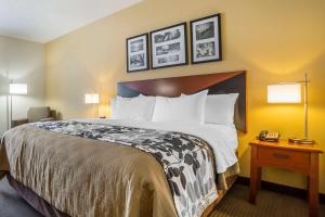 Sleep Inn & Suites Douglas客房内的一张或多张床位