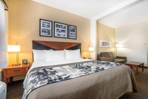Sleep Inn & Suites Douglas客房内的一张或多张床位