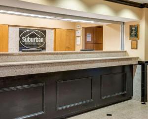 a reception counter at a subway station at Suburban Studios Avondale in Avondale