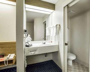 Koupelna v ubytování Econo Lodge Denver International Airport