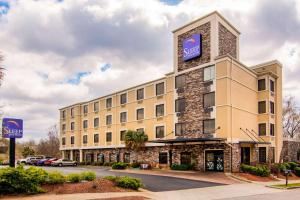 アセンズにあるSleep Inn & Suites Athens Southのホテルの外観のレンダリング