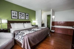 Postel nebo postele na pokoji v ubytování Sleep Inn Rockford I-90