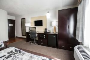TV a/nebo společenská místnost v ubytování Sleep Inn Rockford I-90