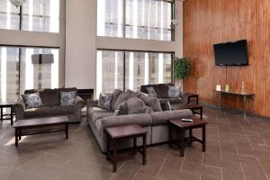 Кът за сядане в Quality Inn & Suites Matteson near I-57