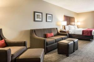 Posezení v ubytování Comfort Inn Ottawa Starved Rock Area