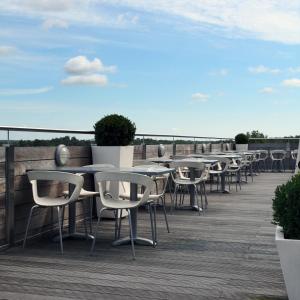 Balkón nebo terasa v ubytování Hotel De Pits