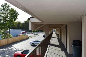 Balkón nebo terasa v ubytování MHO Hotel Bordentown