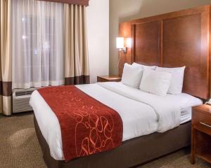 Voodi või voodid majutusasutuse Comfort Suites Newark - Harrison toas