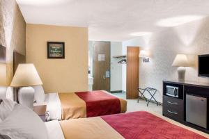 Voodi või voodid majutusasutuse Econo Lodge Inn & Suites toas