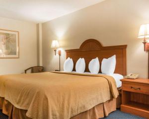 מיטה או מיטות בחדר ב-Quality Inn Massena
