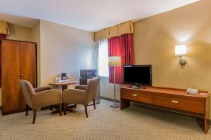 TV a/nebo společenská místnost v ubytování Quality Inn Hyde Park - Poughkeepsie North