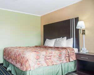 Postel nebo postele na pokoji v ubytování Amherst Inn & Suites