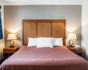 Cama o camas de una habitación en Castle Inn & Suites Niagara Falls