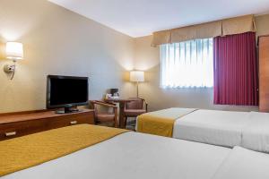 Postel nebo postele na pokoji v ubytování Quality Inn Hyde Park - Poughkeepsie North