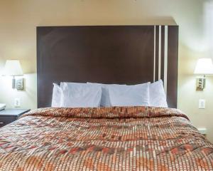 Postel nebo postele na pokoji v ubytování Amherst Inn & Suites