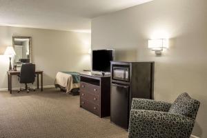 TV at/o entertainment center sa Comfort Inn Sandusky