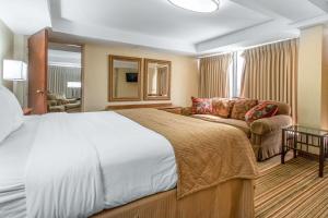 Voodi või voodid majutusasutuse Clarion Hotel Broken Arrow - Tulsa toas