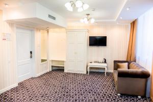 TV a/nebo společenská místnost v ubytování Park Hotel