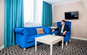 TV a/nebo společenská místnost v ubytování Park Hotel