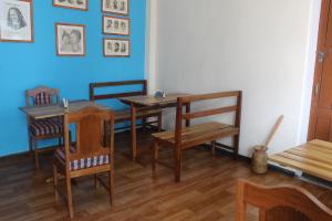 Posezení v ubytování Gorkha Chhen bed & breakfast