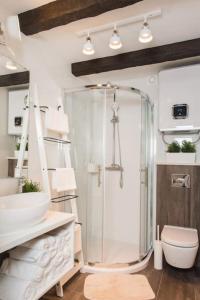 Phòng tắm tại Apartments Kantunal
