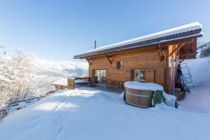 Chalet Nid Blanc v zimě