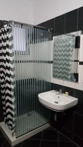 Koupelna v ubytování Hotel Divers