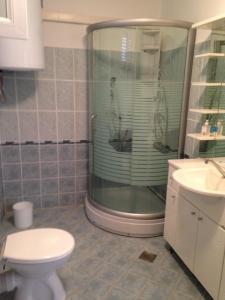 Koupelna v ubytování APARTMANI LIDIJA VINIŠČE