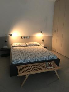 Кровать или кровати в номере Street flat Mini