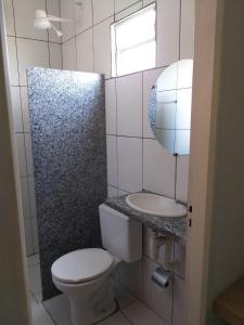 A bathroom at Hotel Brasão