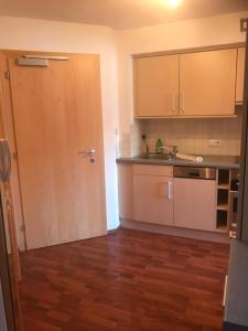Kuchyň nebo kuchyňský kout v ubytování Apartment Sonnblick