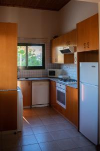 O bucătărie sau chicinetă la Hermes Villa