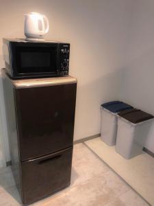 Küche/Küchenzeile in der Unterkunft Yoyogi Apartment 2-301