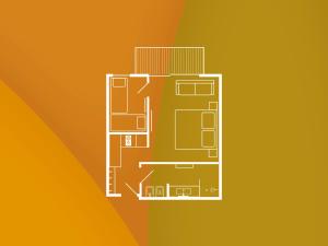 The floor plan of Family Home Alpenhof
