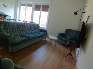 A seating area at Villa Mattera