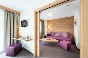 Χώρος καθιστικού στο Hotel Erhart Sölden inklusive Summer Card