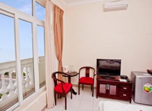 Posezení v ubytování Nathalie's Vung Tau Hotel