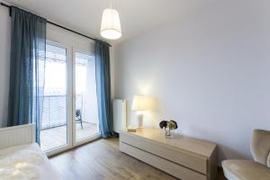 Posedenie v ubytovaní Nowy Apartament Atal Tower - Garaż - Taras Widokowy - Centrum