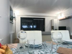 Posezení v ubytování Apartment Tosca near Vintgar and Lake Bled + 5 fotografií
