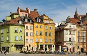 Výhľad na mesto Varšava alebo výhľad na mesto priamo z apartmánu