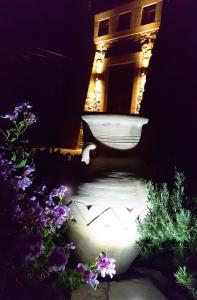 A garden outside Villa Patmos Netia