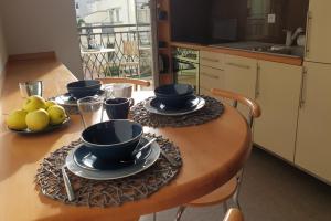 Kuchyňa alebo kuchynka v ubytovaní Kierunek Sopot Apartament GRACJA Monte Cassino 36