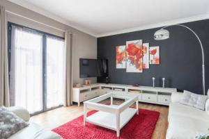 TV a/nebo společenská místnost v ubytování 13 rue de la pyramide Bel Appartement